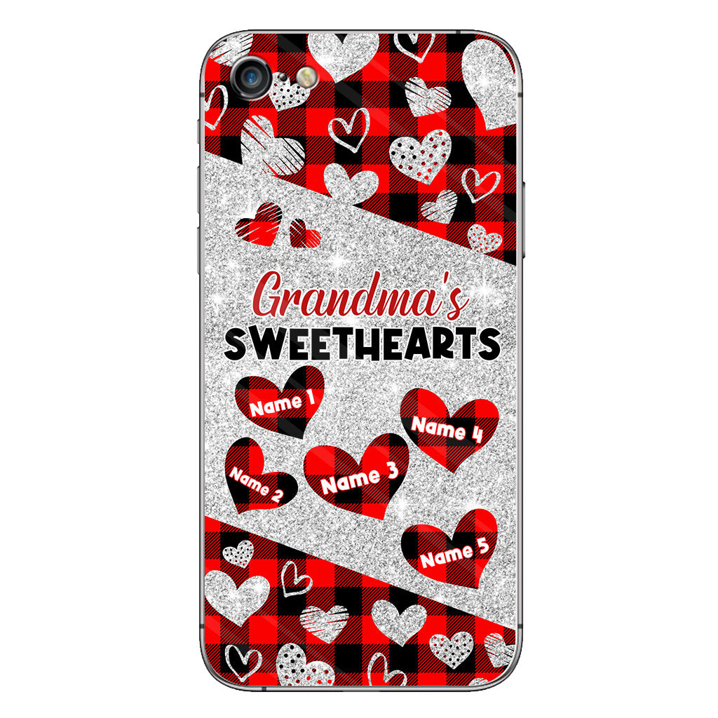 Les amoureux de grand-mère - Coque de téléphone personnalisée pour la Saint-Valentin