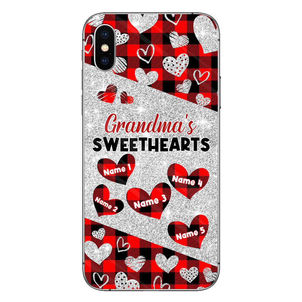 Les amoureux de grand-mère - Coque de téléphone personnalisée pour la Saint-Valentin