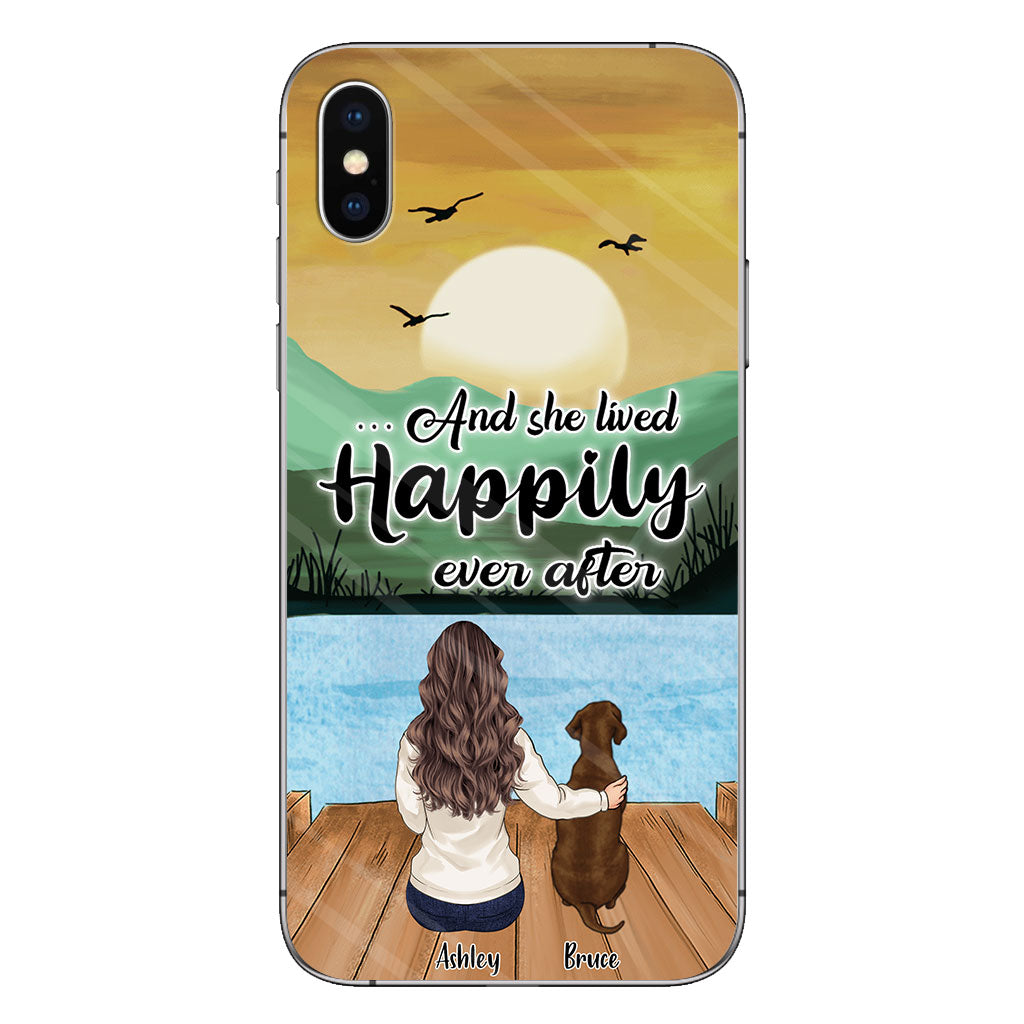 Coque de téléphone personnalisée pour la fête des mères avec un chien : « Tu m’as conquise dès le premier aboiement ! »