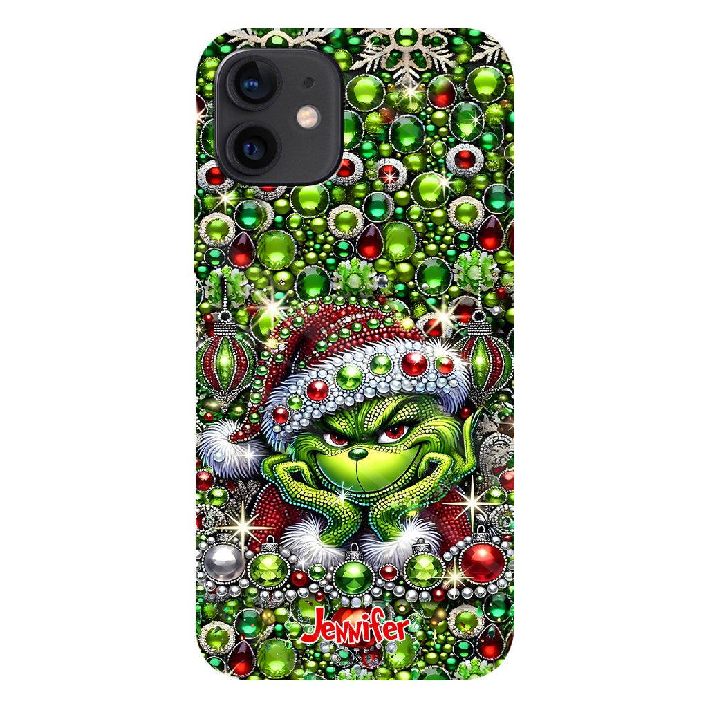 Joyeux Noël - Coque de téléphone personnalisée avec motif étole de Noël