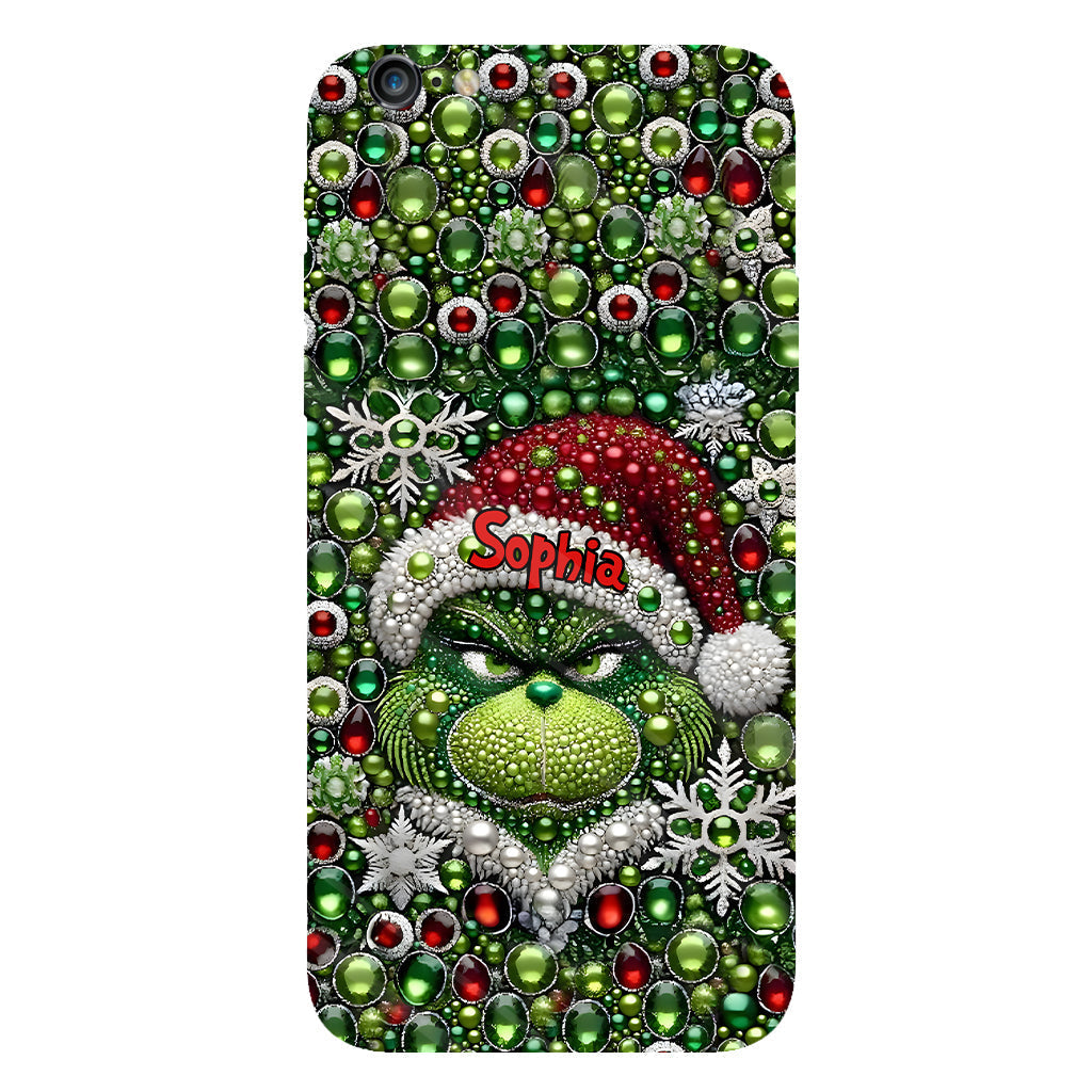 Merry Grinchmas - Personalized Stole Christmas Full Print Phone Case