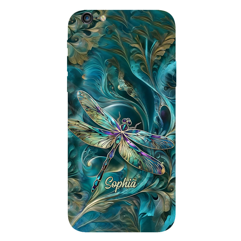 Magnifique libellule - Coque de téléphone personnalisée avec motif libellule intégral