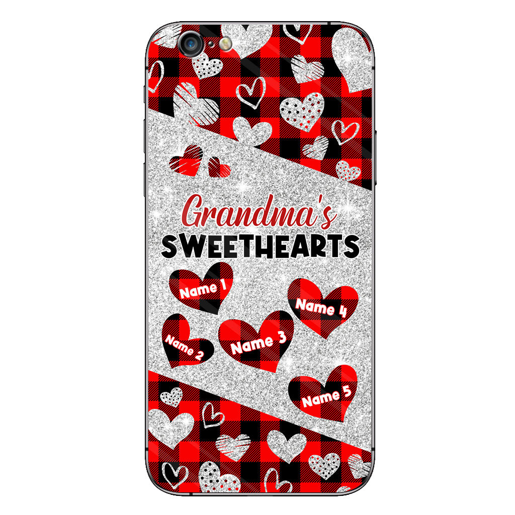 Les amoureux de grand-mère - Coque de téléphone personnalisée pour la Saint-Valentin
