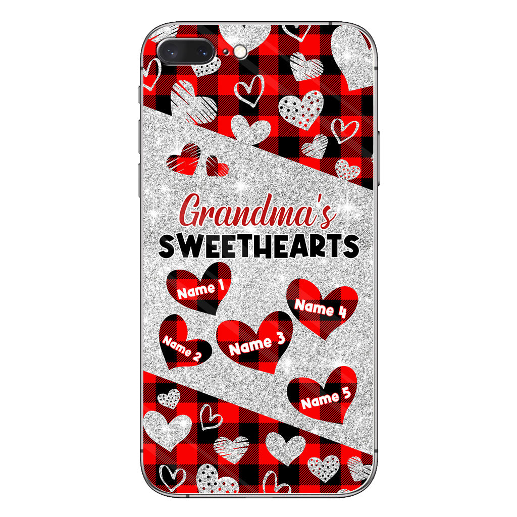 Les amoureux de grand-mère - Coque de téléphone personnalisée pour la Saint-Valentin