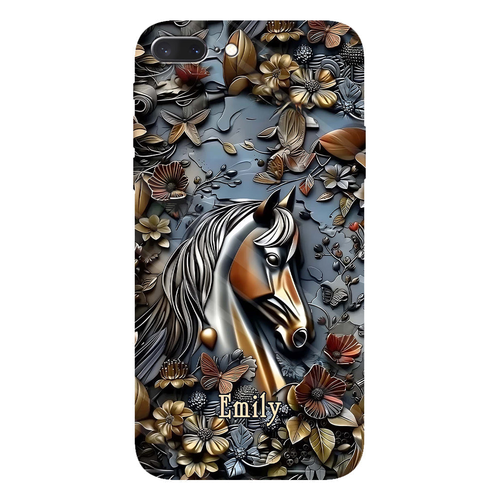 Superbe cheval - Coque de téléphone personnalisée avec impression intégrale de cheval