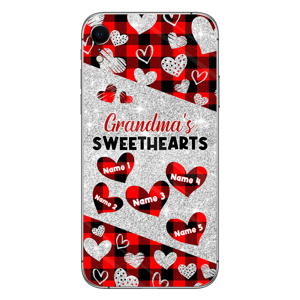 Les amoureux de grand-mère - Coque de téléphone personnalisée pour la Saint-Valentin