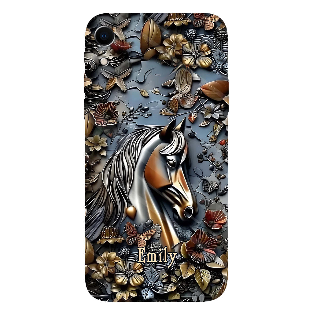 Superbe cheval - Coque de téléphone personnalisée avec impression intégrale de cheval