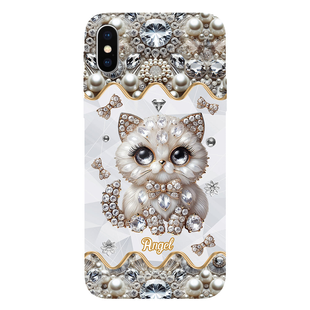 Coque de téléphone personnalisée avec motif chat persan « Love Persian Cat »