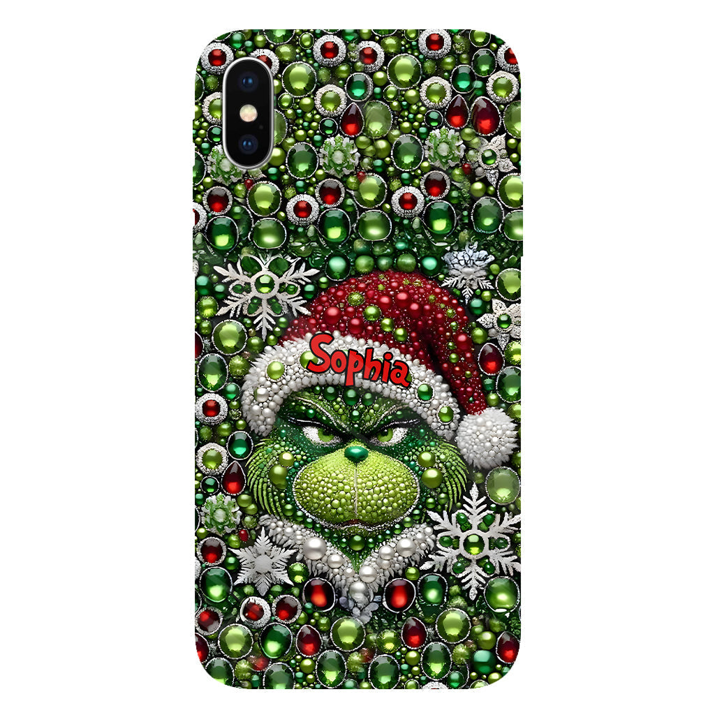 Merry Grinchmas - Personalized Stole Christmas Full Print Phone Case