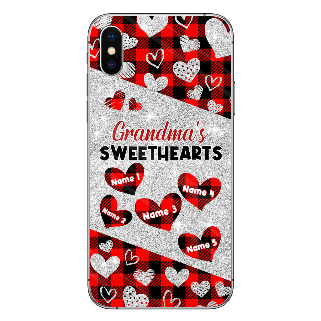 Les amoureux de grand-mère - Coque de téléphone personnalisée pour la Saint-Valentin