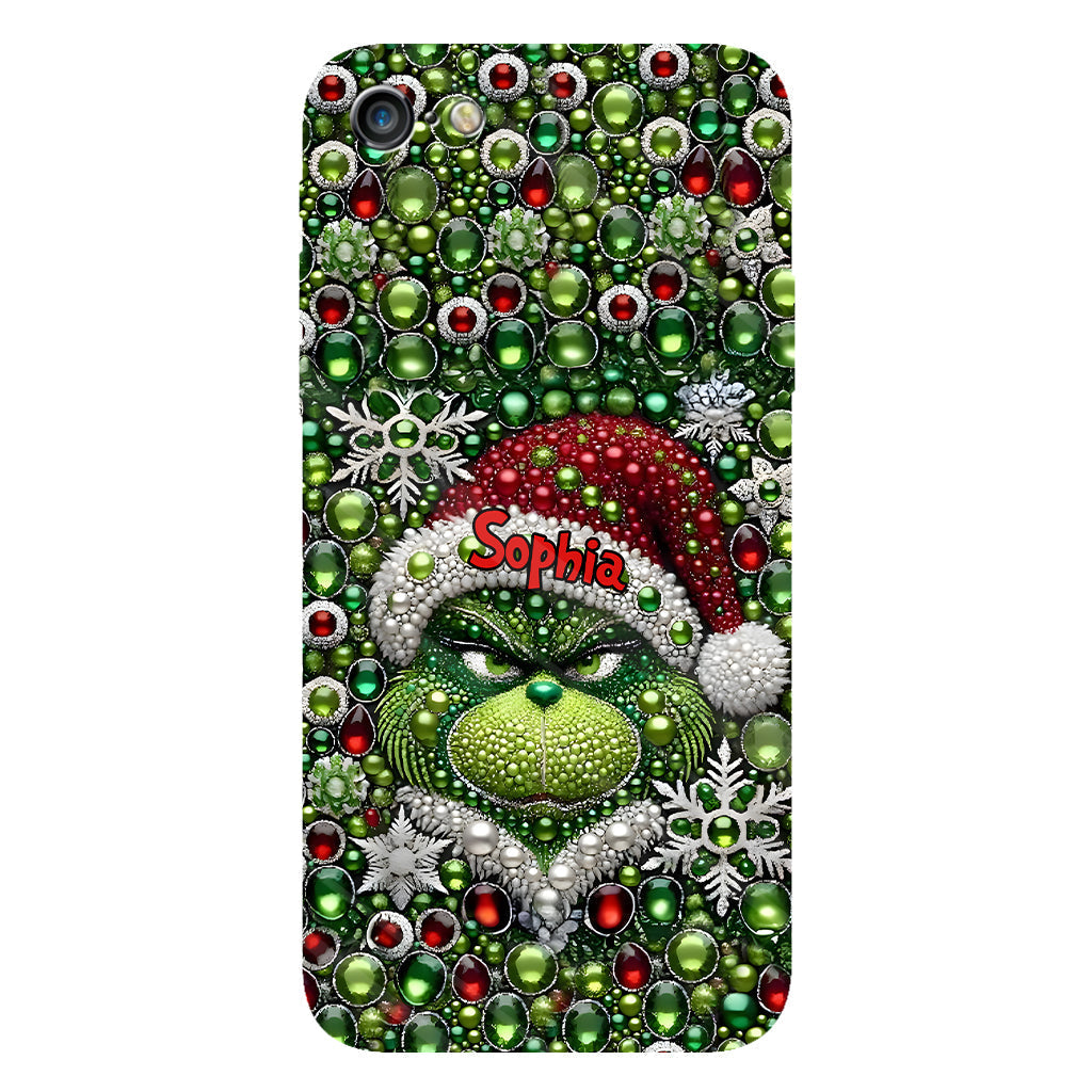 Merry Grinchmas - Personalized Stole Christmas Full Print Phone Case