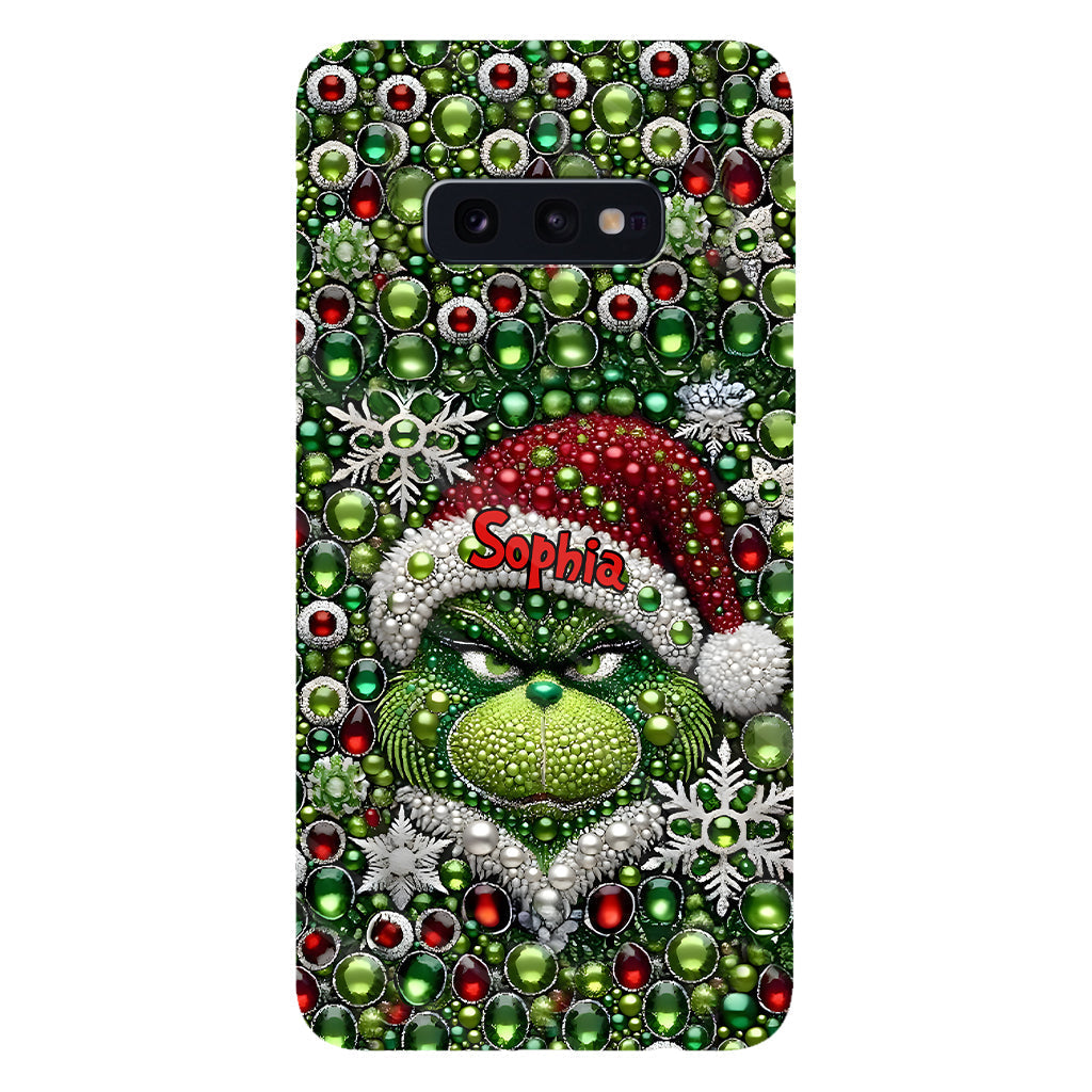 Merry Grinchmas - Personalized Stole Christmas Full Print Phone Case