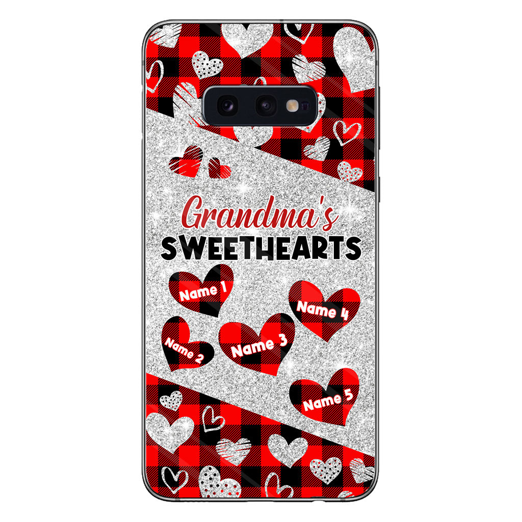 Les amoureux de grand-mère - Coque de téléphone personnalisée pour la Saint-Valentin