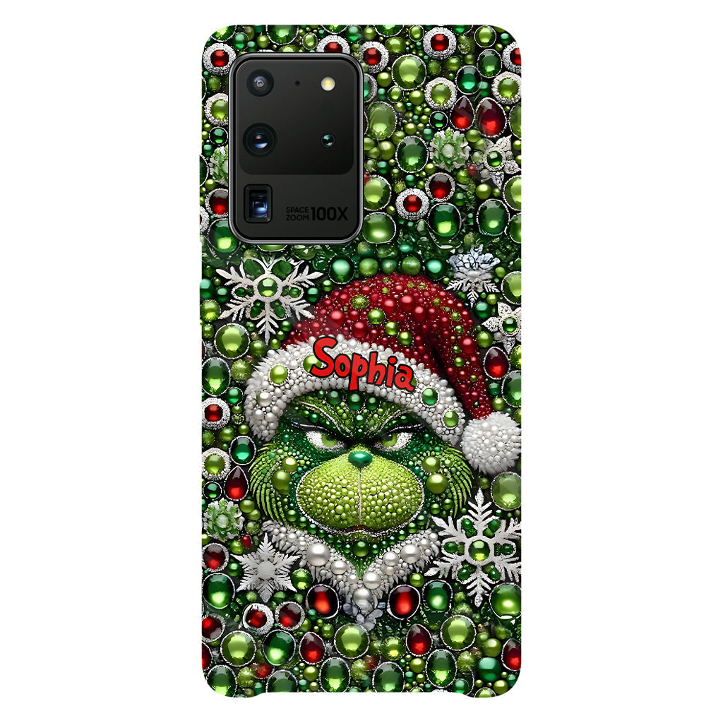 Merry Grinchmas - Personalized Stole Christmas Full Print Phone Case