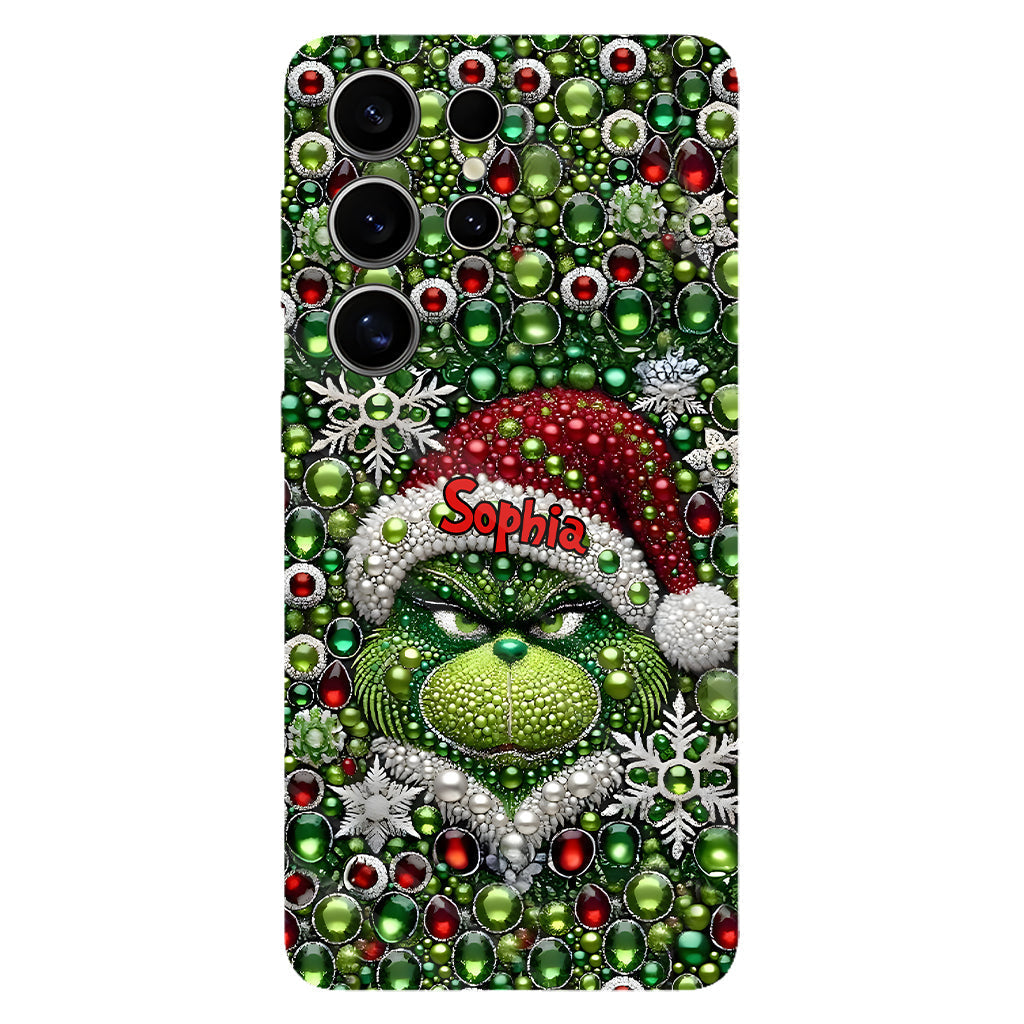Merry Grinchmas - Personalized Stole Christmas Full Print Phone Case