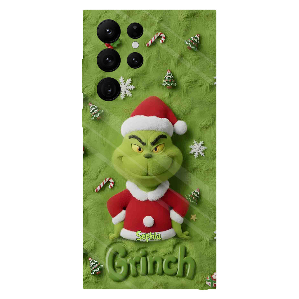 Merry Grinchmas - Personalized Stole Christmas Full Print Phone Case