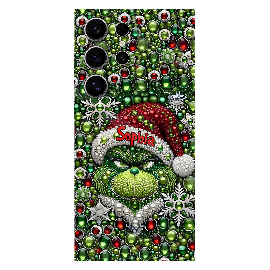 Merry Grinchmas - Personalized Stole Christmas Full Print Phone Case