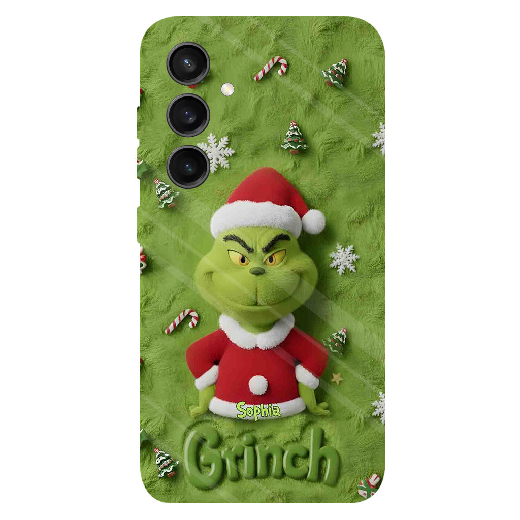 Merry Grinchmas - Personalized Stole Christmas Full Print Phone Case