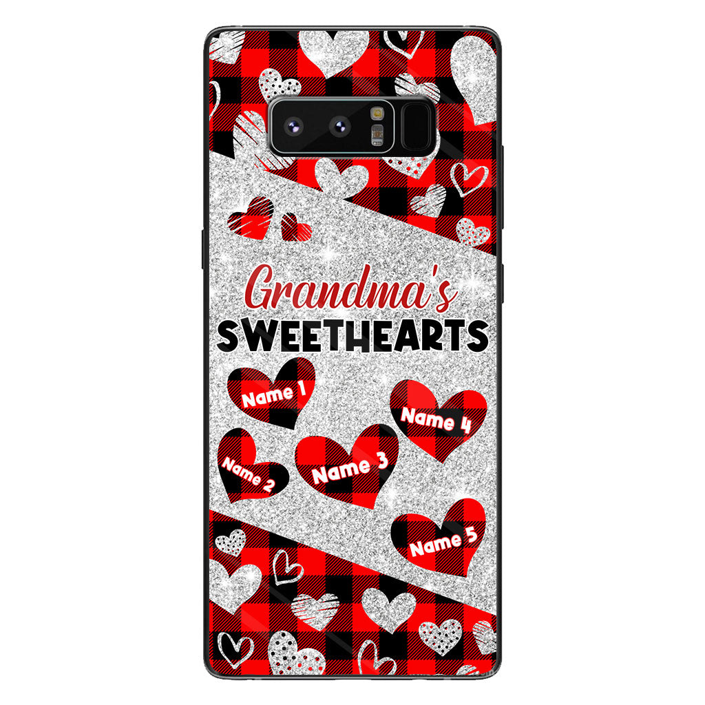 Les amoureux de grand-mère - Coque de téléphone personnalisée pour la Saint-Valentin