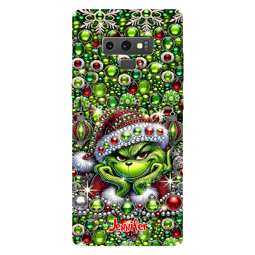Joyeux Noël - Coque de téléphone personnalisée avec motif étole de Noël