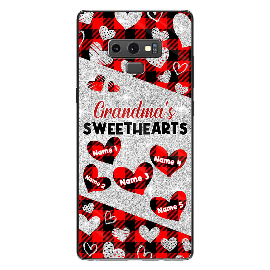 Les amoureux de grand-mère - Coque de téléphone personnalisée pour la Saint-Valentin