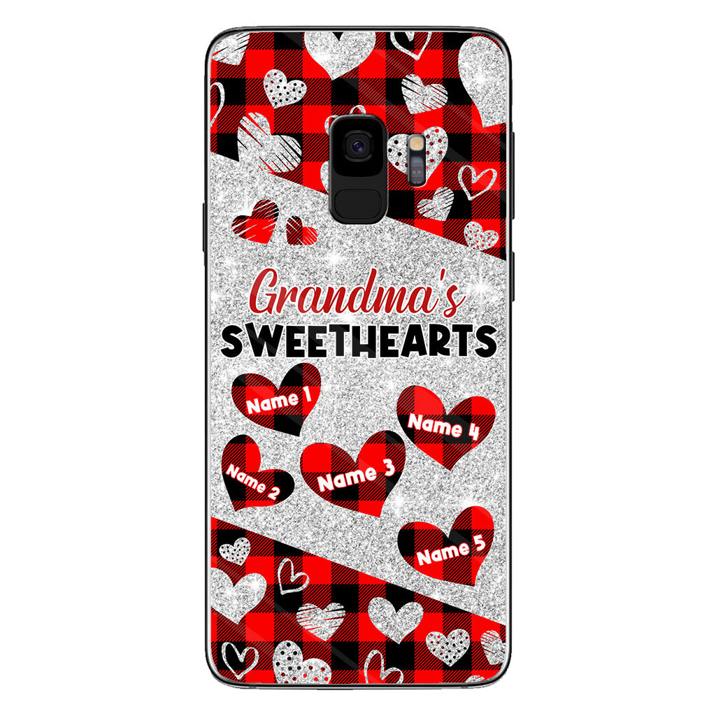 Les amoureux de grand-mère - Coque de téléphone personnalisée pour la Saint-Valentin