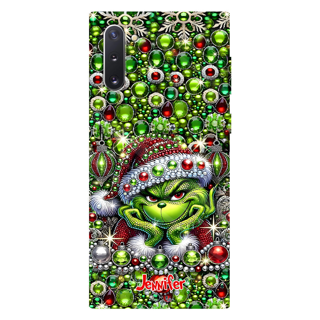 Joyeux Noël - Coque de téléphone personnalisée avec motif étole de Noël