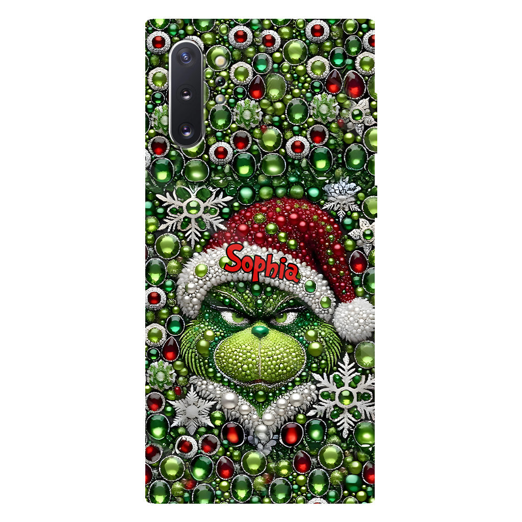 Merry Grinchmas - Personalized Stole Christmas Full Print Phone Case