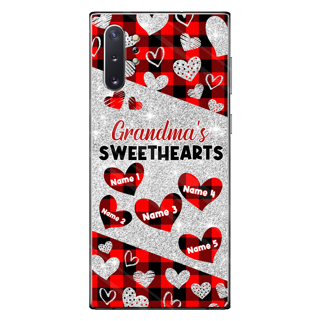 Les amoureux de grand-mère - Coque de téléphone personnalisée pour la Saint-Valentin