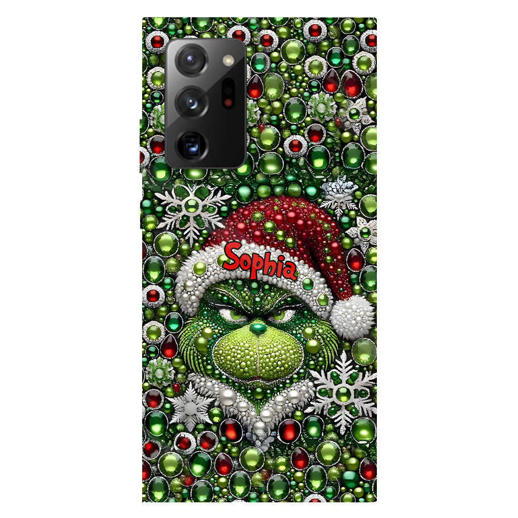 Merry Grinchmas - Personalized Stole Christmas Full Print Phone Case
