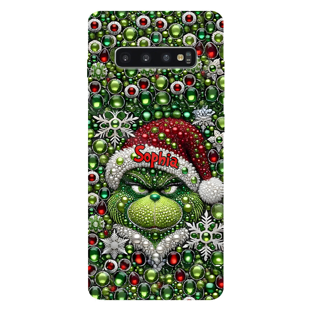 Merry Grinchmas - Personalized Stole Christmas Full Print Phone Case