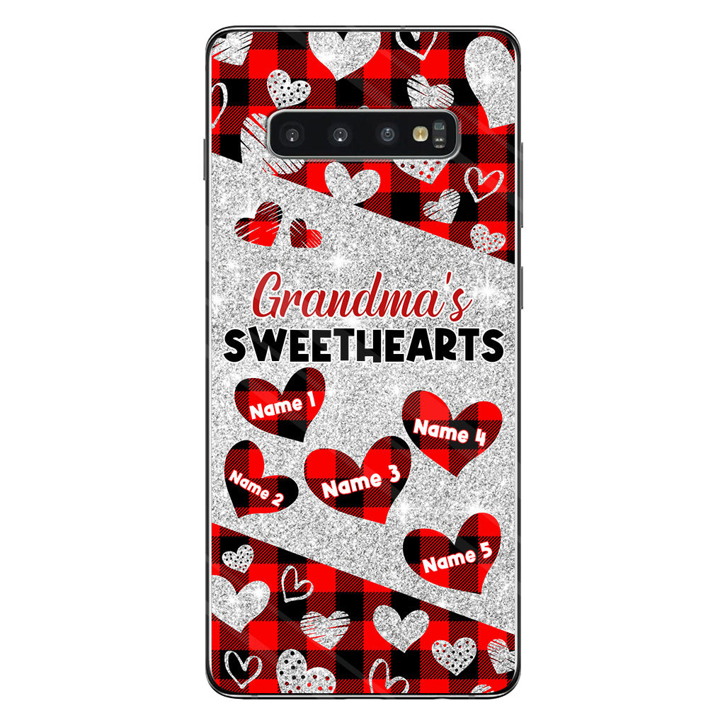 Les amoureux de grand-mère - Coque de téléphone personnalisée pour la Saint-Valentin