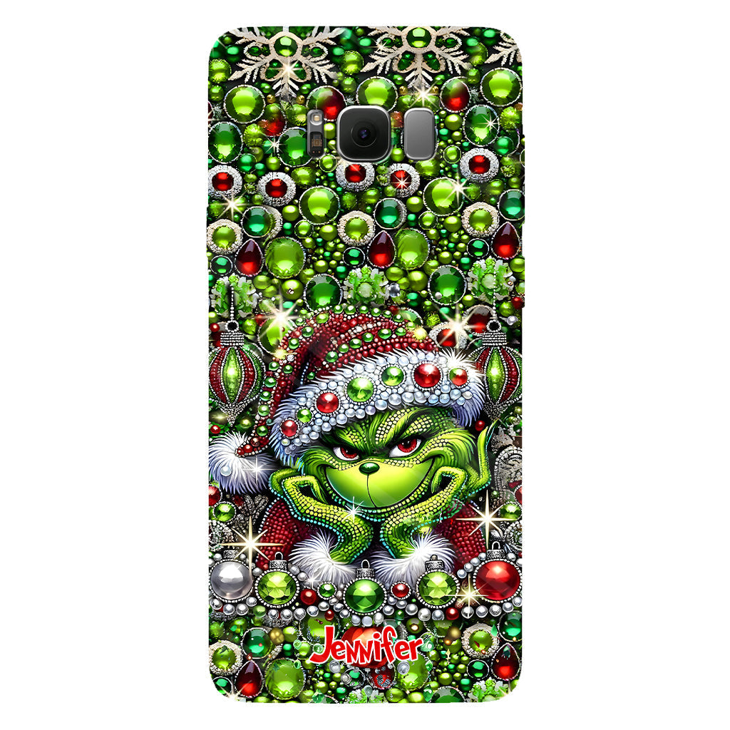 Joyeux Noël - Coque de téléphone personnalisée avec motif étole de Noël