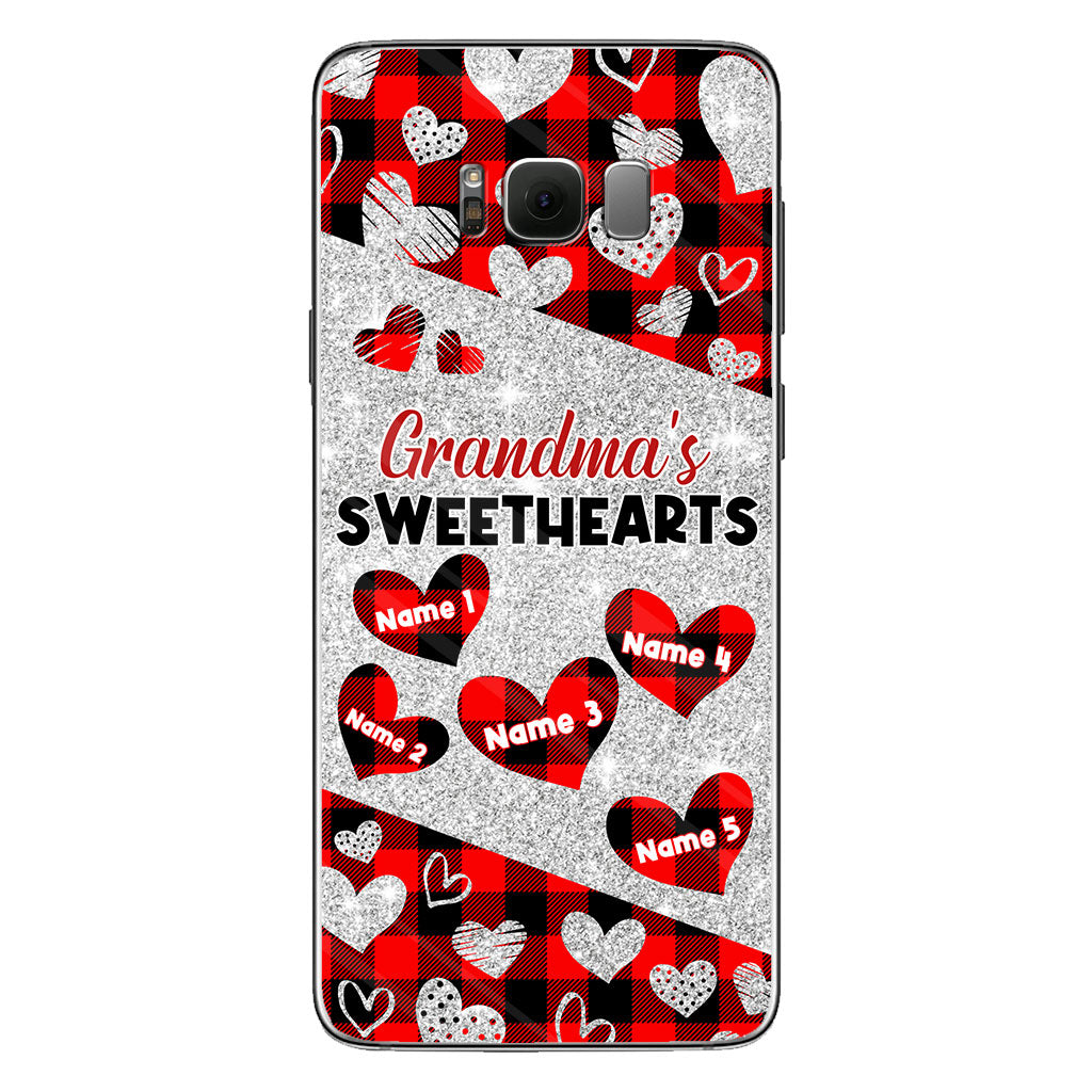 Les amoureux de grand-mère - Coque de téléphone personnalisée pour la Saint-Valentin