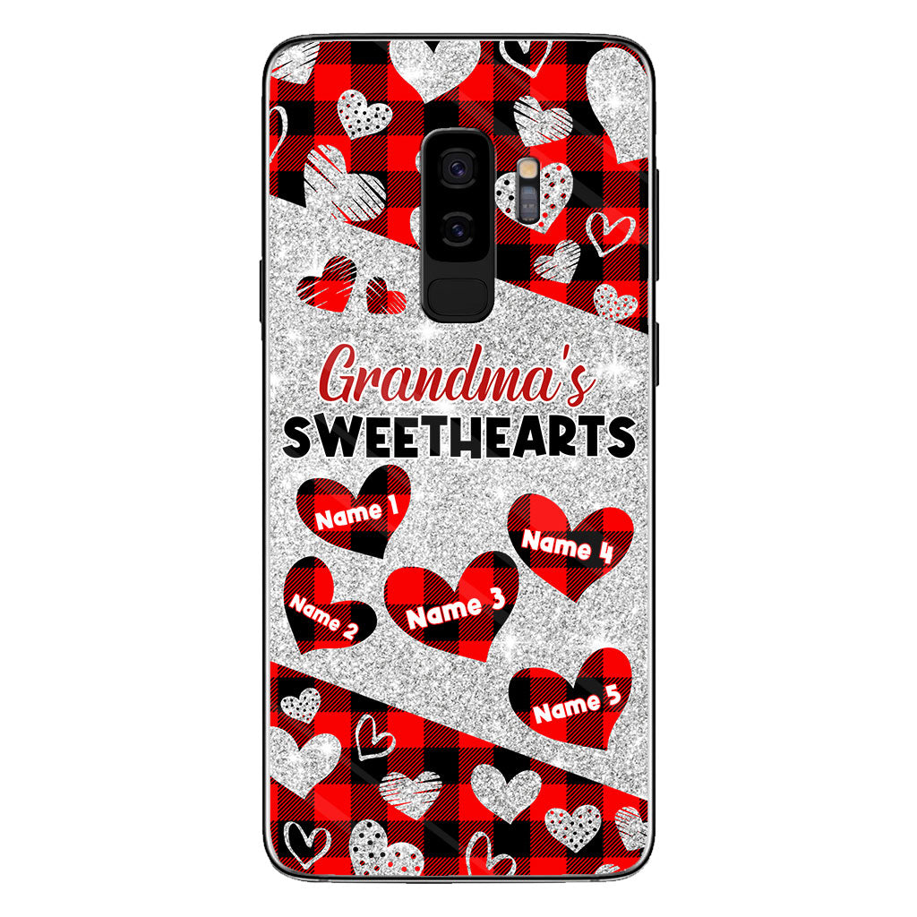 Les amoureux de grand-mère - Coque de téléphone personnalisée pour la Saint-Valentin
