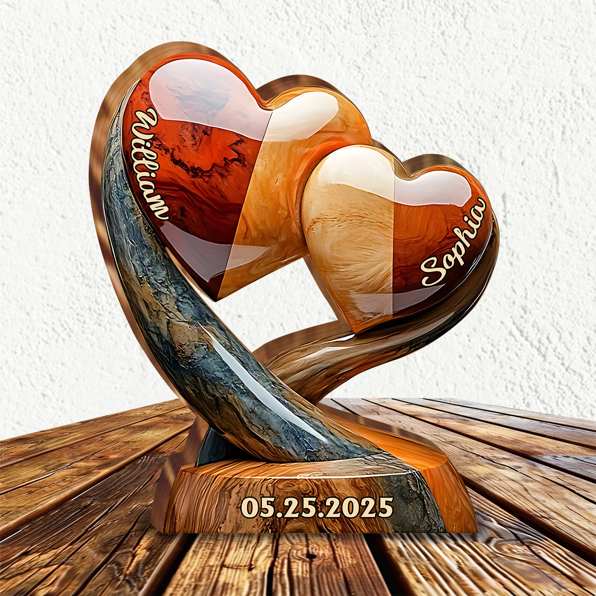 Toi et moi, on gère - Plaque acrylique personnalisée pour couple