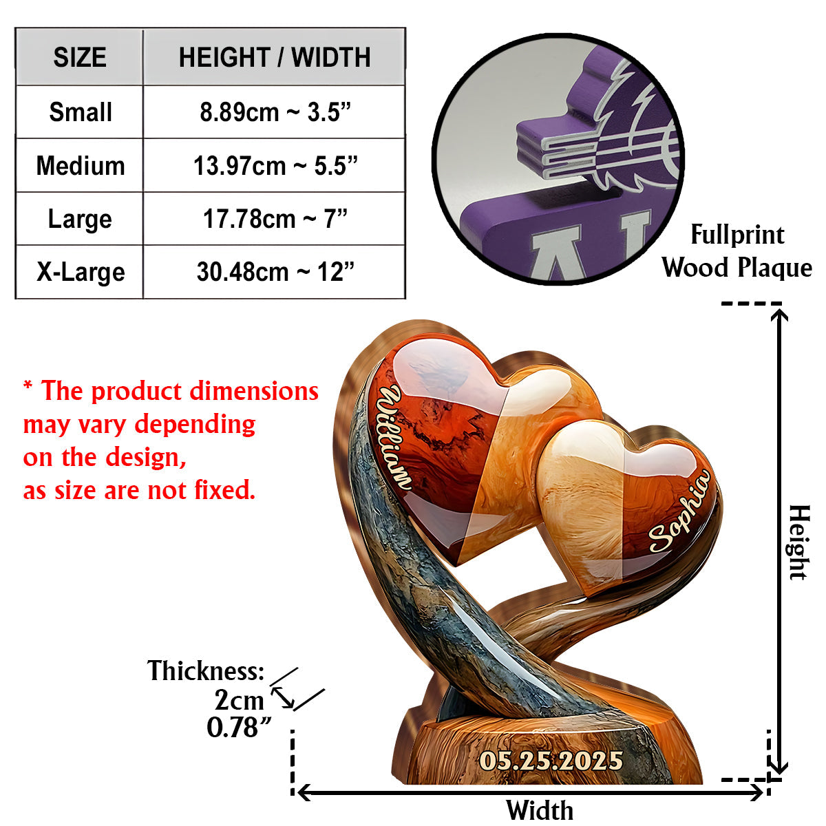 Toi et moi, on gère - Plaque acrylique personnalisée pour couple