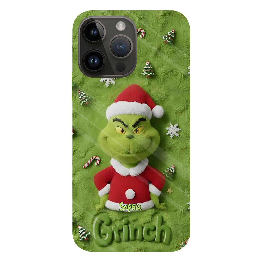 Merry Grinchmas - Personalized Stole Christmas Full Print Phone Case