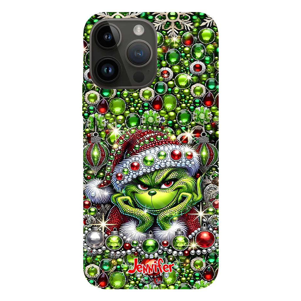 Joyeux Noël - Coque de téléphone personnalisée avec motif étole de Noël