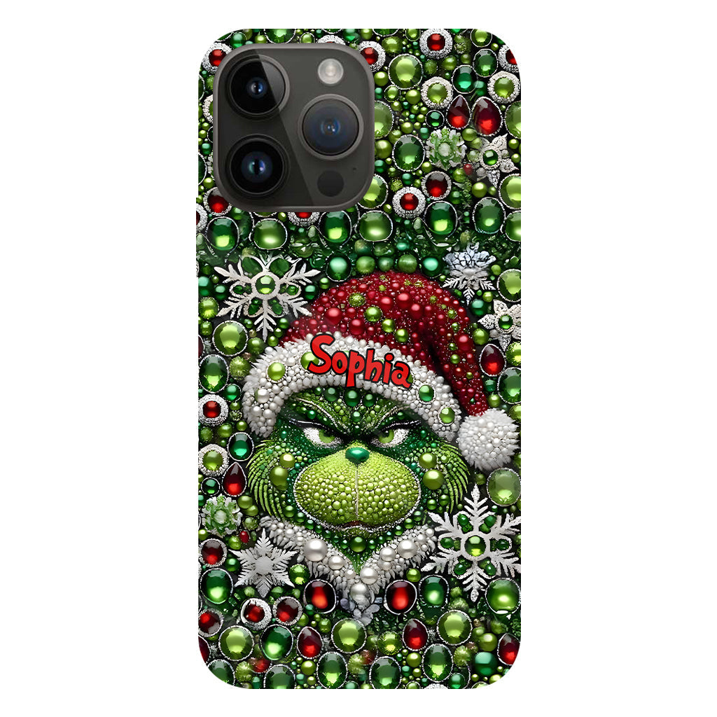 Merry Grinchmas - Personalized Stole Christmas Full Print Phone Case