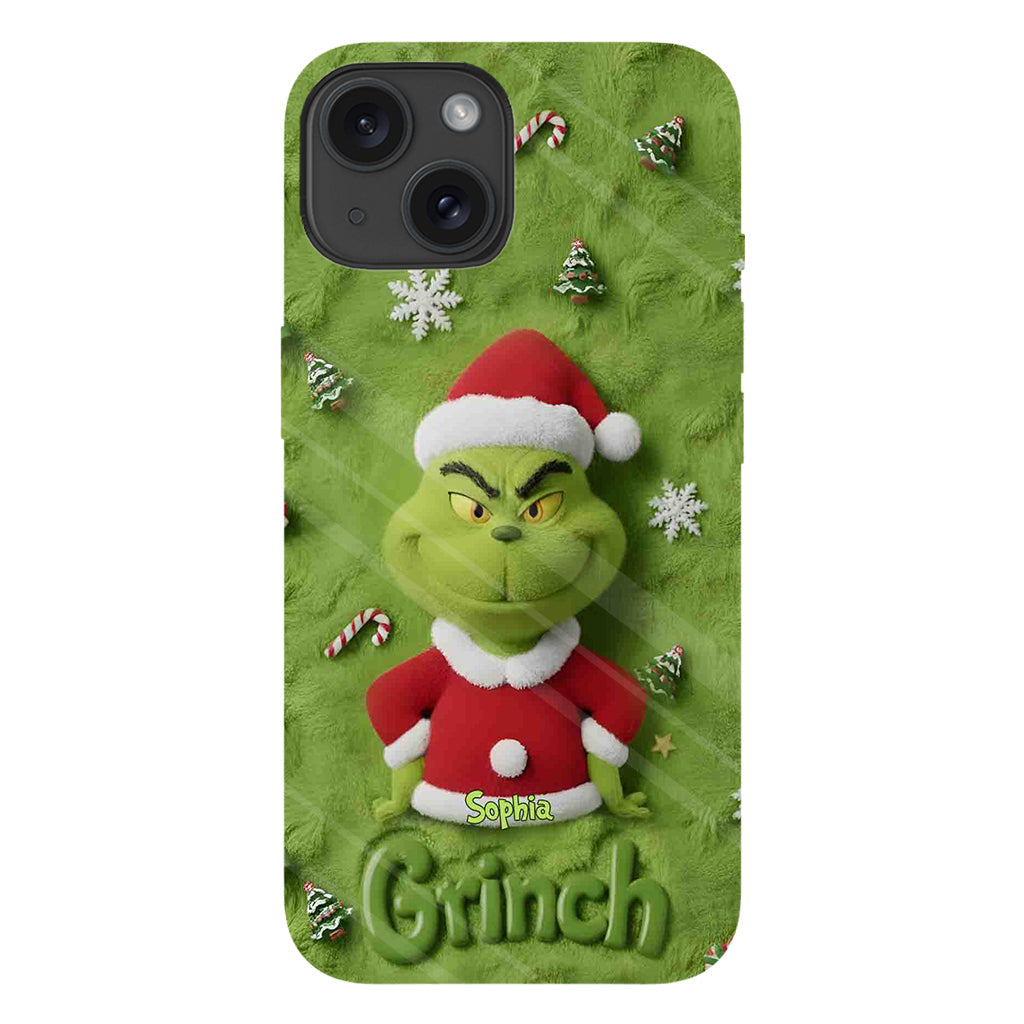 Merry Grinchmas - Personalized Stole Christmas Full Print Phone Case