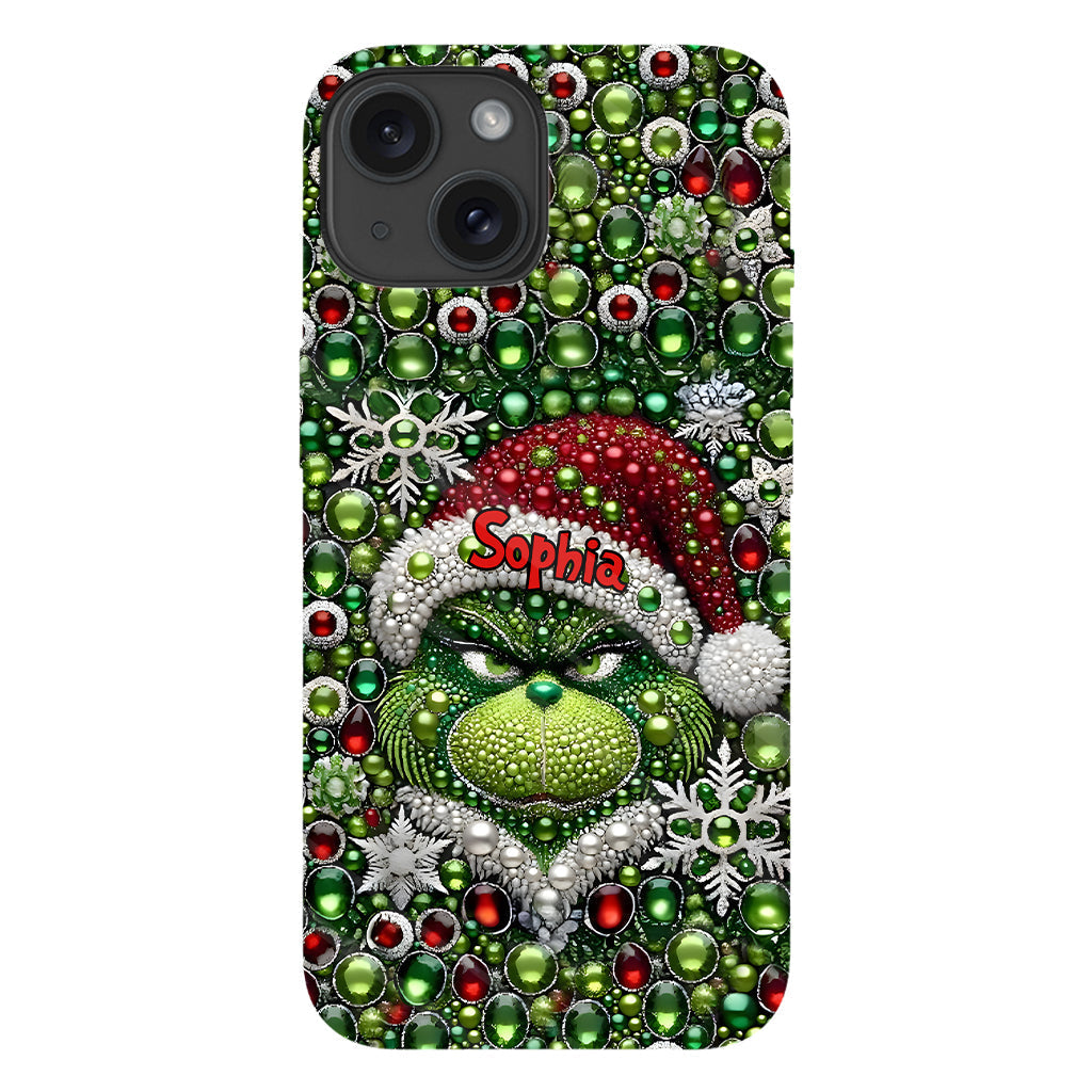 Merry Grinchmas - Personalized Stole Christmas Full Print Phone Case