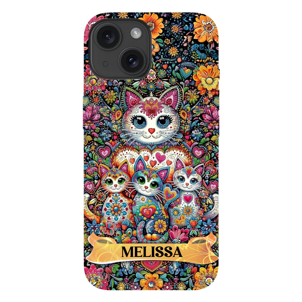 Magnifiques chats - Coque de téléphone personnalisée avec impression intégrale de chat