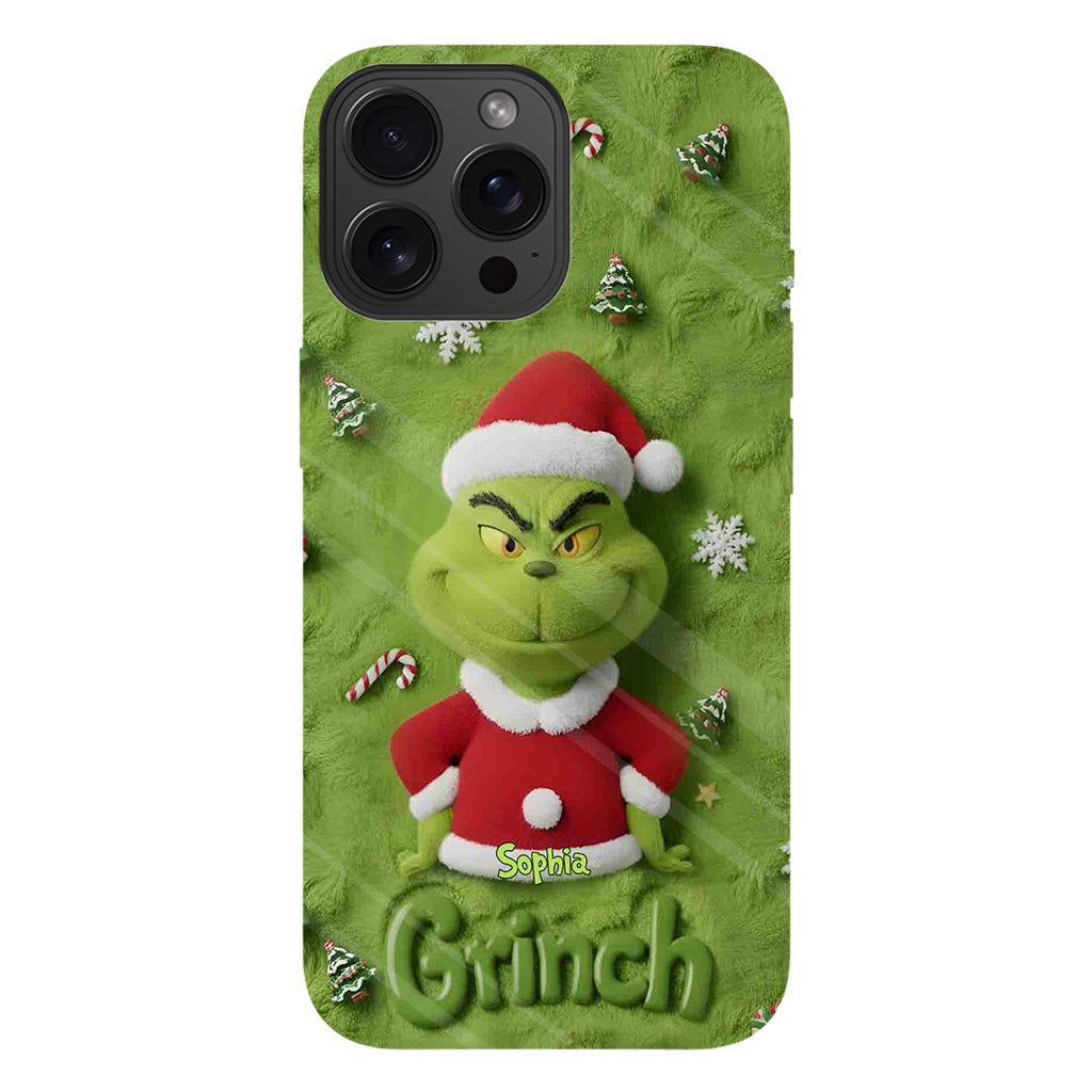Merry Grinchmas - Personalized Stole Christmas Full Print Phone Case