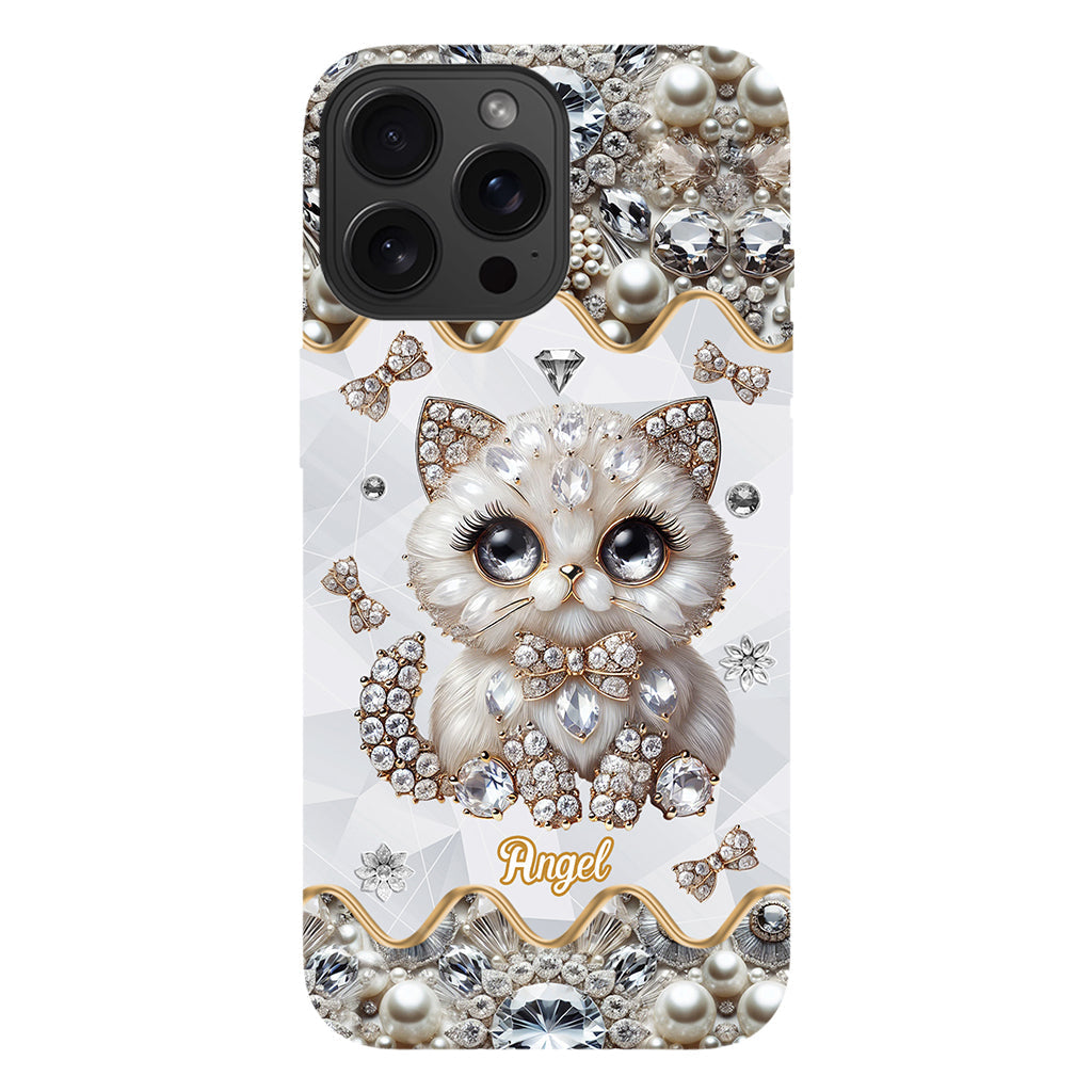 Coque de téléphone personnalisée avec motif chat persan « Love Persian Cat »