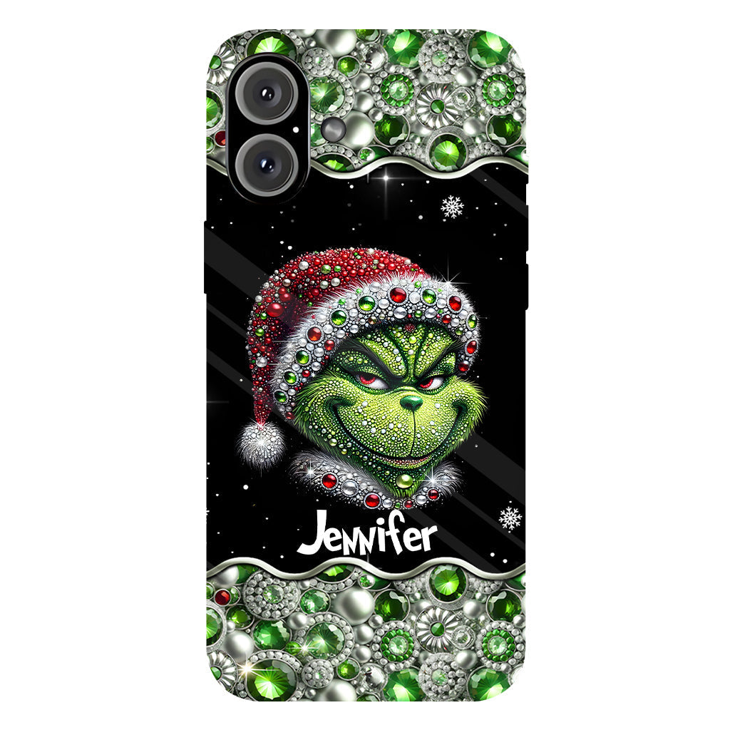 Merry Grinchmas - Personalized Stole Christmas Full Print Phone Case