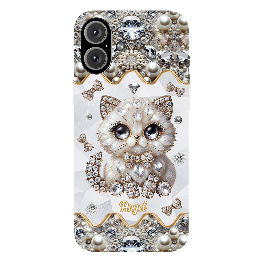 Coque de téléphone personnalisée avec motif chat persan « Love Persian Cat »