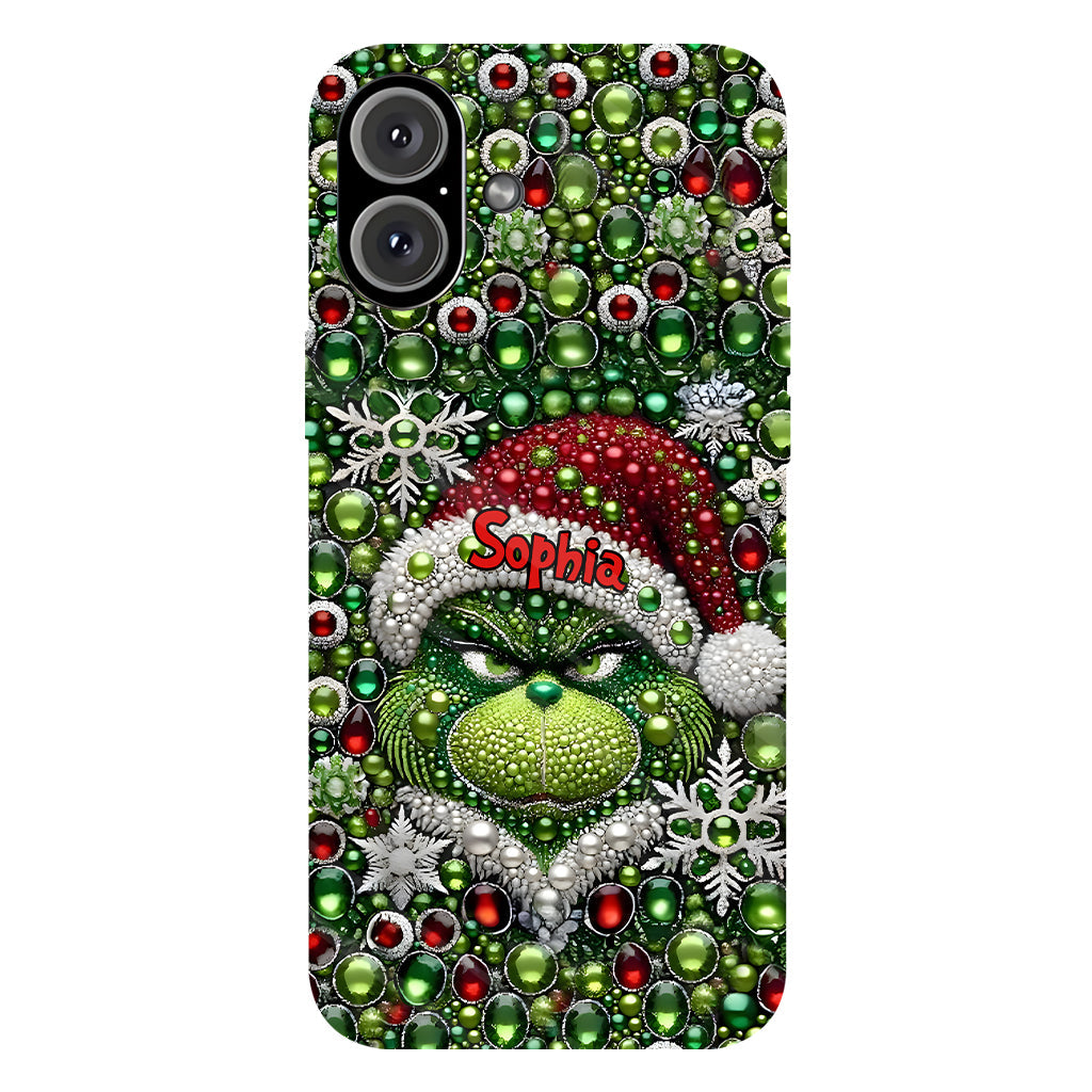 Merry Grinchmas - Personalized Stole Christmas Full Print Phone Case
