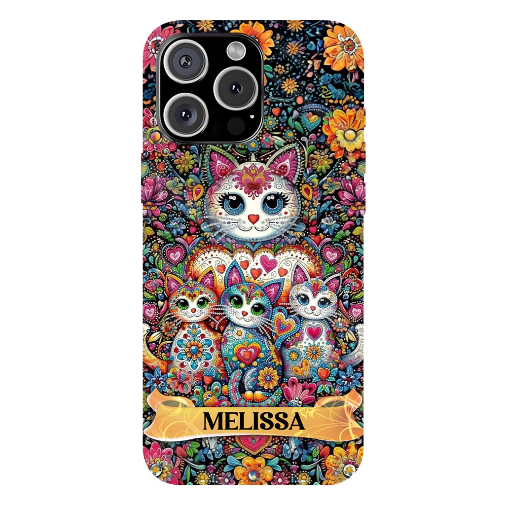 Magnifiques chats - Coque de téléphone personnalisée avec impression intégrale de chat