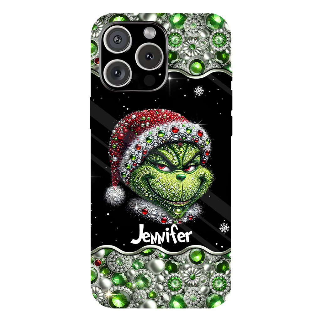 Merry Grinchmas - Personalized Stole Christmas Full Print Phone Case